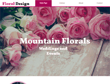 Tablet Screenshot of mountainflorals.com